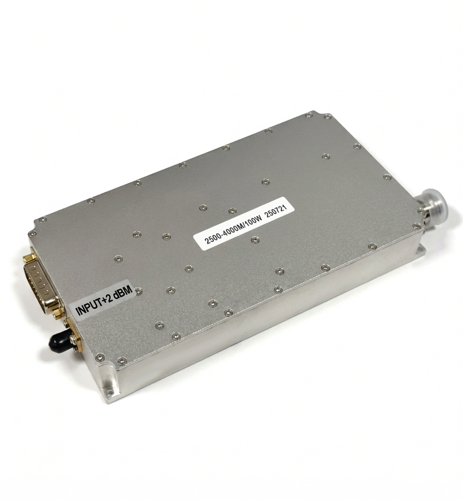 100W Wideband GaN Drone Jamming Module 2500–4000MHz | Anti-Drone RF Amplifier