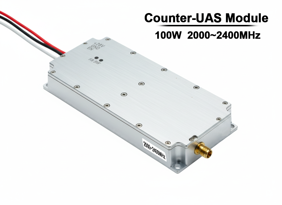 2000-2400MHz 100W Drone Jammer Module | Lora/LDMOS RF Interference Module