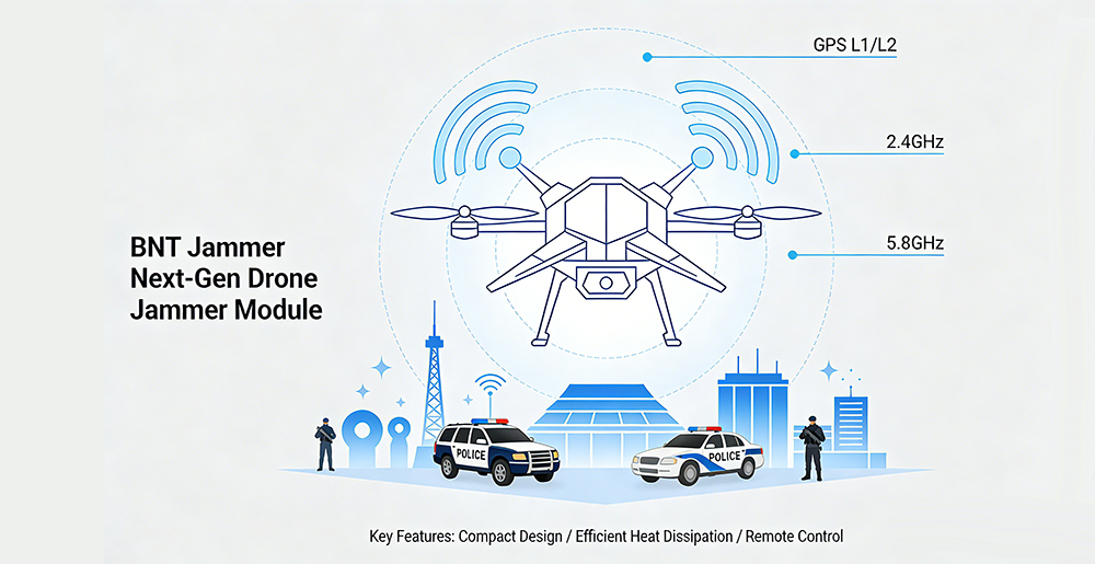 BNT Jammer Launches Advanced Drone Jammer Module – Enhanced Security for Sensitive Sites